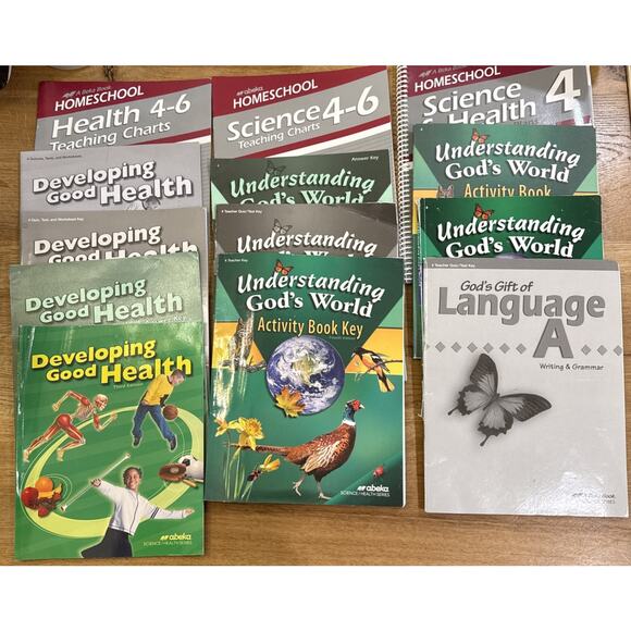 Other - Lot Abeka Homeschool Curriculum Fourth Grade 4th Science Health Science Language